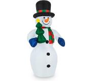 OneConcept Mr. Frost opblaasbare sneeuwman 240cm blazer LED