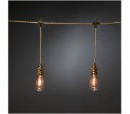 Konstsmide - decoratieve lichtsnoer - 850cm - 8 vervangbare LED lampen incl. - 5,6W - dimbaar - goud