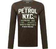 Petrol Industries M-3010-tlr605 Lange Mouwen Ronde Nek T-shirt XL Forest