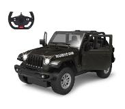 Rastar RC Jeep Wrangler JL jongens 2,4 GHz 1:14 zwart