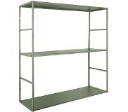 Present Time Wandrek Level - Metaal Mat Jungle Groen - 60x20x60cm