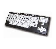 Ergoline bigkey vision toetsenbord - slechtzienden - toetsenbord grote letters - US - QWERTY - zwart/wit