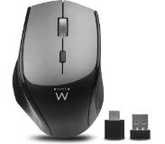 Ewent Wireless Dual-connect Mouse 1000 till 400 dpi with silent click, black