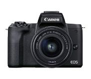 Canon EOS M50 Mark II Zwart Starterskit - EF-M 15-45mm + Tas + Geheugenkaart