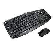 Atlantis Land Basic 400W toetsenbord Bluetooth Italiaans Inclusief muis Zwart
