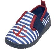 Playshoes Slipper Maritim Marine / Wit | Maat: 24/25