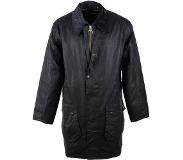 Barbour Border Wax Jas Blauw