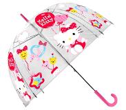 Hello Kitty paraplu meisjes 48 cm polyester transparant