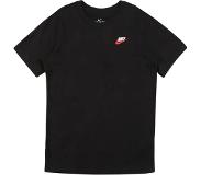 Nike New Boy's NSW Embroidered Futura Tee Large Black/White Standard fit