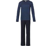 Ten Cate heren pyjama, O-hals, blauw gestreept | XXL