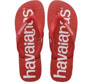 Havaianas Top Logomania Heren Slippers - Ruby Red - Maat 41/42