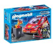 Playmobil Brandweer en voertuig - 9235