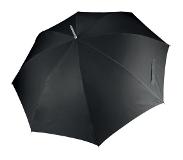 Kimood Unisex Auto Opening Golf Paraplu (Pakket van 2) (Zwart)