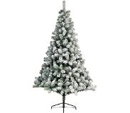 Everlands Kunstkerstboom Imperial pine snowy h210 cm groen/wit (tweekleurig)