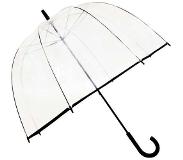 Smati Big Cloche Paraplu - Transparant - Stormbestendig - Zwart - Ø81cm