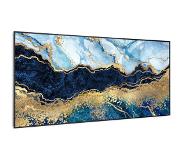 Klarstein Wonderwall Air Art Smart infraroodverwarming blauw marmer 120x60 cm 700 W