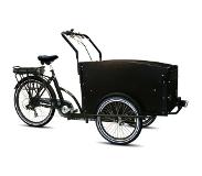 Troy elektrische Bakfiets 7V driewieler 481Wh Zwart