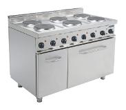 Saro Elektrisch Fornuis met oven | 400V (Lager dan 90 cm)