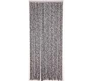 Express Kattenstaart gordijn antraciet-wit 100x230cm