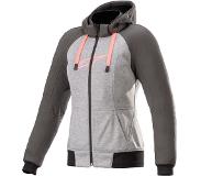 Alpinestars Stella Chrome Sport Melange Gray Tar Diva Pink Hoodie 7