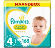 Pampers Premium Protection maandbox maat 4 (9-14 kg) 168 luiers