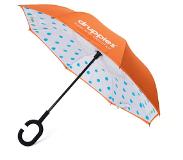 Druppies paraplu (Kleur paraplu: oranje)