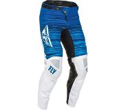 FLY Racing Kinetic Wave Pants White Blue 38