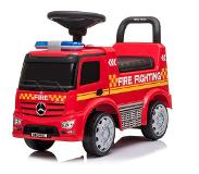Milly Mally loopauto Ride On Mercedes Antos Brandweer 60 cm rood