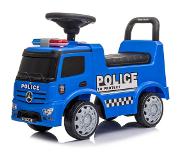 Milly Mally loopauto Ride On Mercedes Antos Politie 60 cm blauw