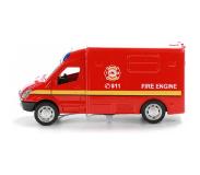 Toi-Toys Toi Toys brandweerwagen Emergency Series 16 cm die cast rood