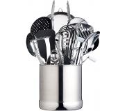 Masterclass bestekhouder 18 x 18 cm RVS zilver