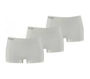 Apollo hipster Seamless dames katoen wit 3 stuks