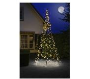 Fairybell Kerstboom met mast 400cm - 640 LED Warm Wit met Twinkel