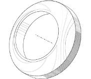 Sub 16 fontein opzet waskom 20 cm, quartz zwart