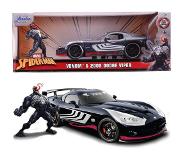 Marvel Jada Toys - Marvel Venom 2008 Dodge Viper 1:24
