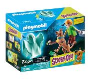 Playmobil Constructie-speelset Scooby & Shaggy met geest (70287), SCOOBY-DOO! Gemaakt in Europa (22 stuks)