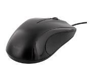 Deltaco wired optical mouse 3 buttons with a scroll 1200 DPI black