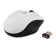 Deltaco wireless, white-black