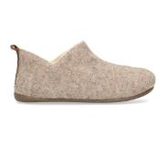 Manfield pantoffels beige Dames | Maat: 38