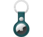 Apple AirTag Leather Key Ring Forest Green