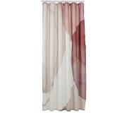 Sealskin Douchegordijn Sealskin Earth Donkerroze Offwhite (180 x 200 cm)