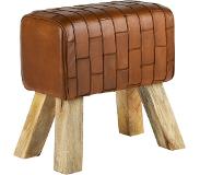 WOMO-DESIGN Kruk Waldemar | WOMO-DESIGN hout bruin 48x48x30 cm krukjes | NADUVI