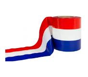 Kortpack Afzetlint 15cm x 150mtr x 60my, Nederlandse vlag rood wit blauw + Kortpack pen (029.3960)