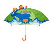 Playshoes - Paraplu voor kinderen - Dinosaurus - Groen - maat Onesize