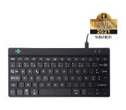 R-Go Tools R-Go Compact Break Toetsenbord, AZERTY (FR), zwart, bedraad