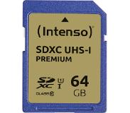 Intenso 64GB SDXC flashgeheugen Klasse 10 UHS