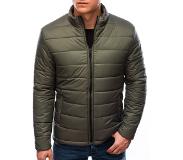 OMBRE - heren tussenjas kaki - olive - C526 - v04