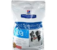 Hill's Pet Nutrition Prescription Diet canine d/d zalm&rijst hondenvoer 12 kg