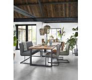 Pronto Wonen Eettafel Romaro 220x100 teakhout mix rough