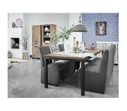 Pronto Wonen Eettafel Hevano 160x90 eikenhout moose